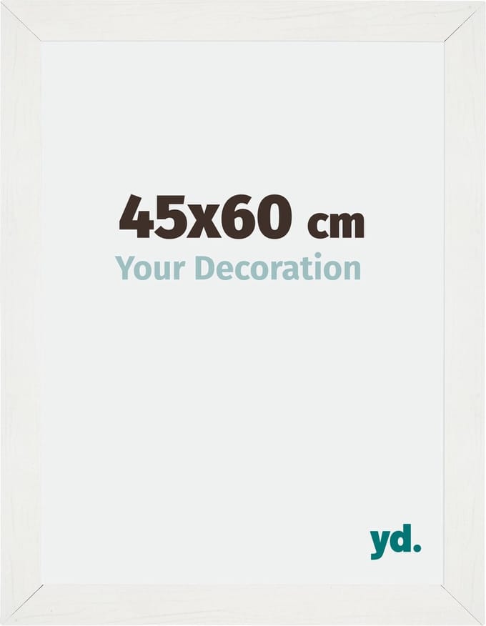 Your Decoration - Fotolijst 45x60 cm - MDF - Wit Geveegd - Mura