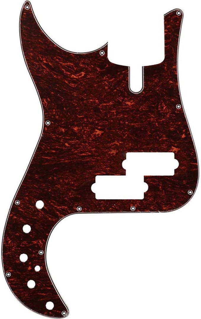 Sire Basses SISP-PG022 pickguard for P-series 4-string left handed TORTOISE