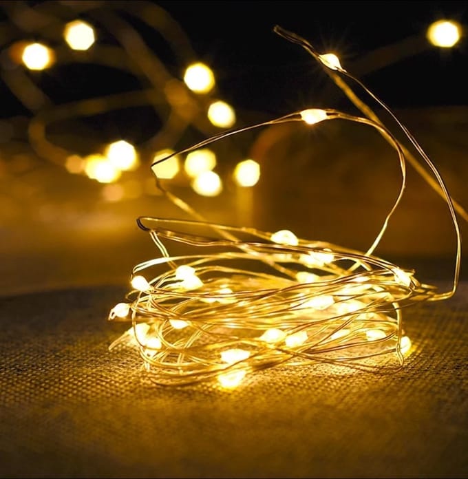 Ariko kerstverlichting - 100 led - 10 meter - warm wit - solar - lichtsnoer - op zonne-energie - IP44