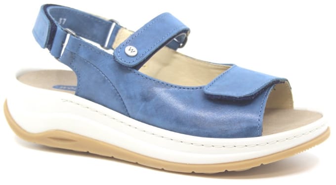 Wolky Dames Sandalen 03350 Adura Blauw