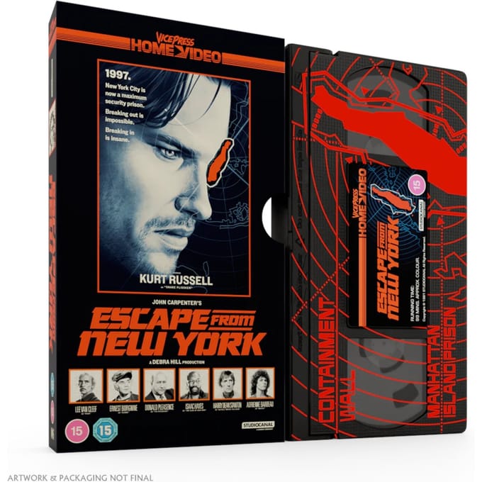 Escape From New York Limited Slipcase Edition VHS (Limited to 1000)