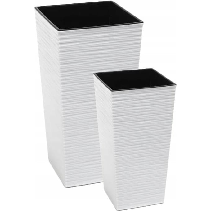 Lamela Finezja Dłuto Pot 19x19cm Wit Wit + Inleg