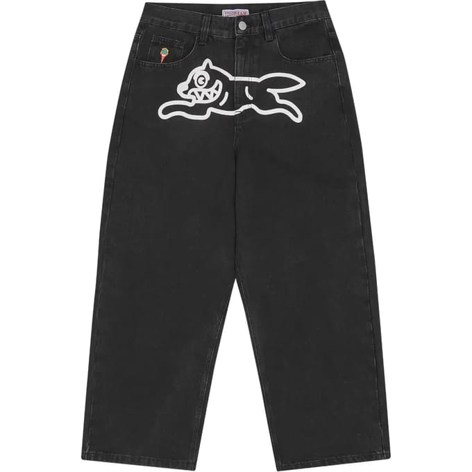 Jeans Icecream Running Dog Triple Scoop