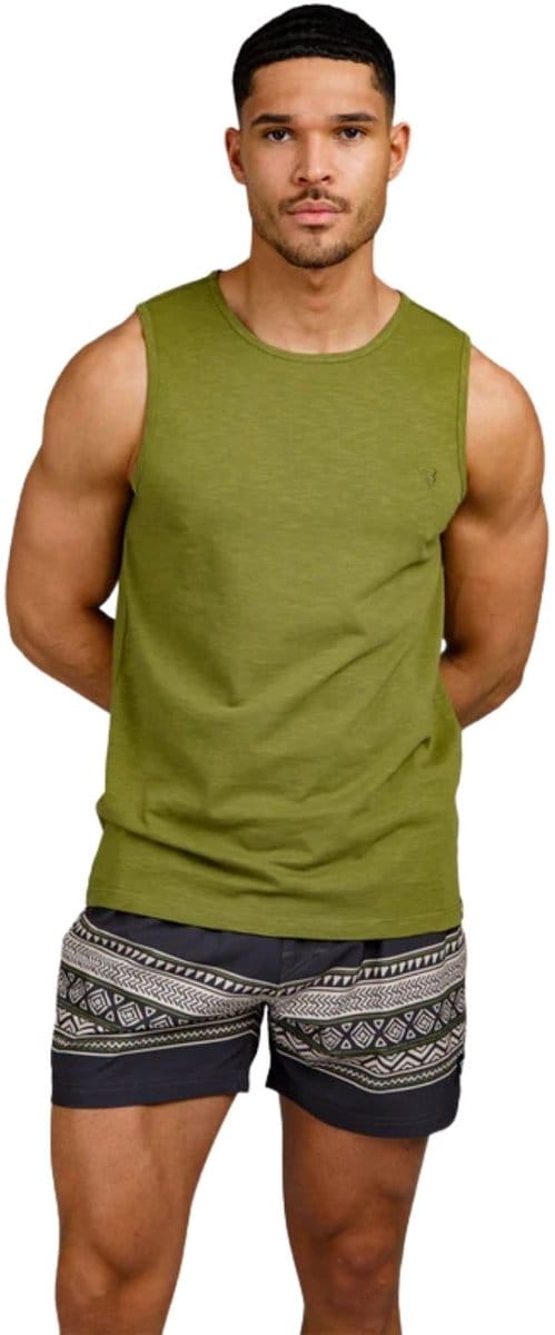 Brunotti - Malaku-Slub - Singlet Mayfly - Heren - 100% Slubkatoen - Ademend - S
