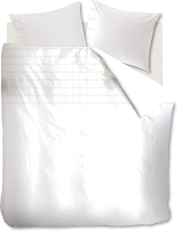 Beddinghouse Campana Dekbedovertrek - Eenpersoons - 140x200/220 cm - White