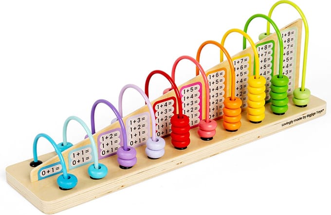 Bigjigs telraam regenboog