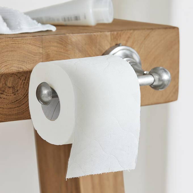 LOBERON Toiletrolhouder Pax antiekzilverkleurig