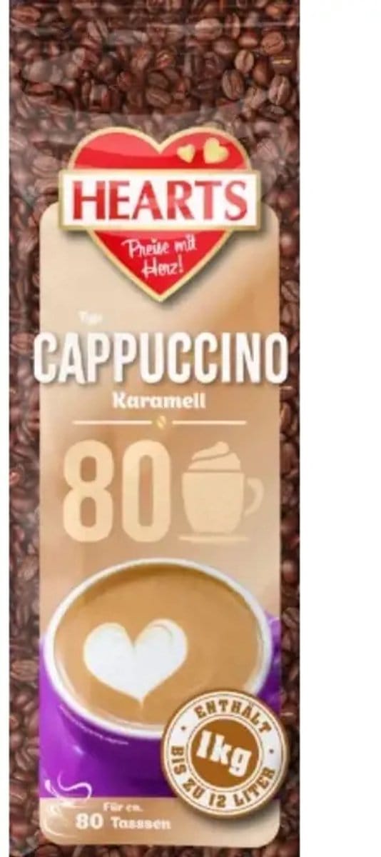 Hearts Cappuccino Karamel 10 x 1 kg