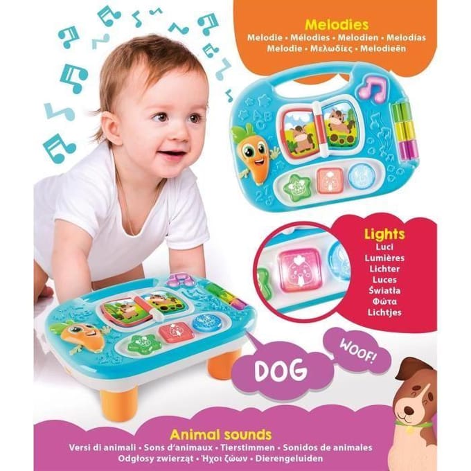 Lisciani - Carotina Baby - mini interactief tafeltje - met geluid