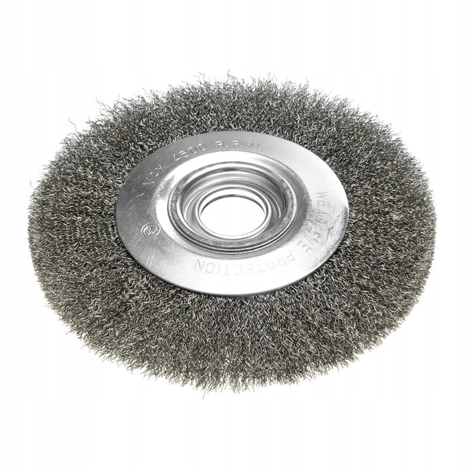 Graphite Series - Staalborstel - Ronde Vorm - 200 x 32 mm - Voor Slijpers