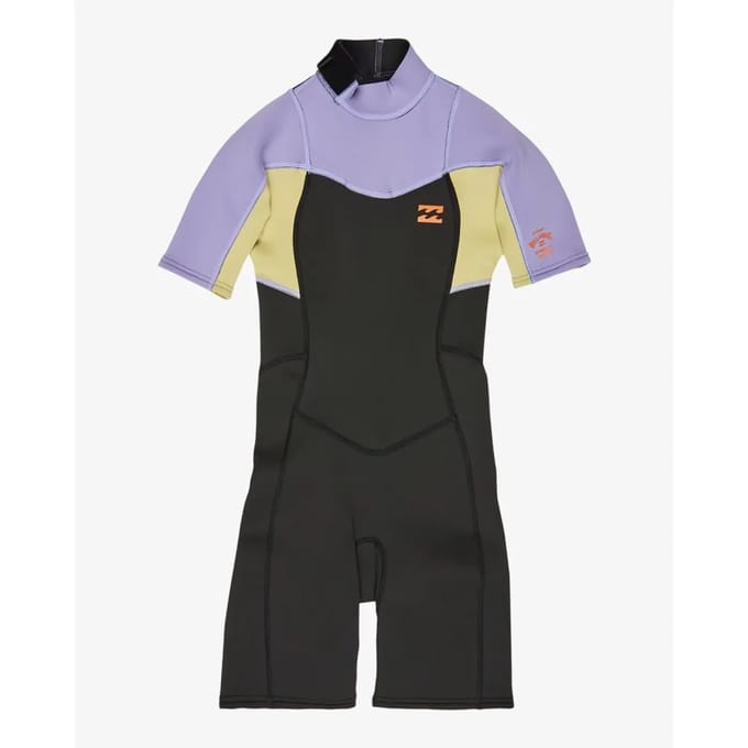 Shorty surf wetsuit voor meisjes Billabong 2/2n Synergy