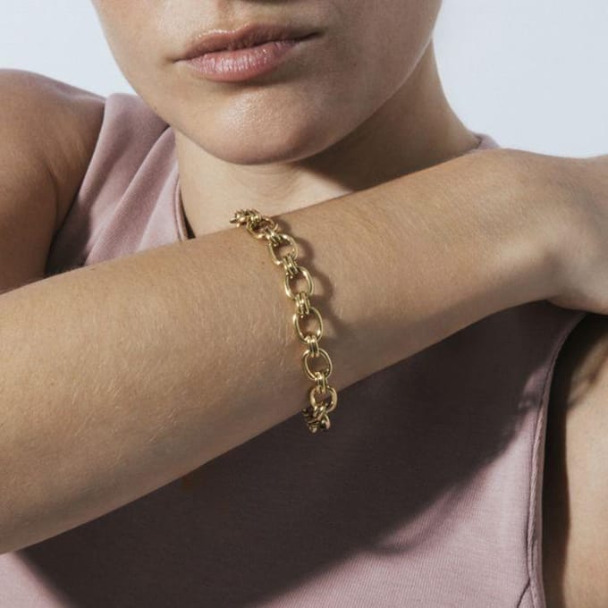 Luxenter Armband met 18-karaats geelgoud afwerking - Neehi
