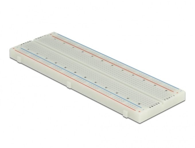 Breadboard met 630/200 insteekpunten / wit