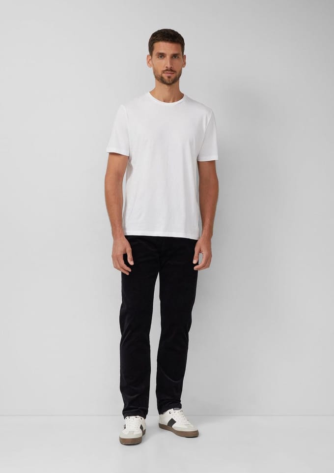 s.Oliver - male - Broek Regular Fit / Mid Rise / Straight Leg / Corduroy