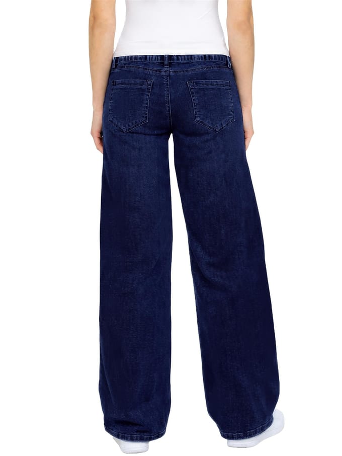 Enzo | Dames Baggy Jeans