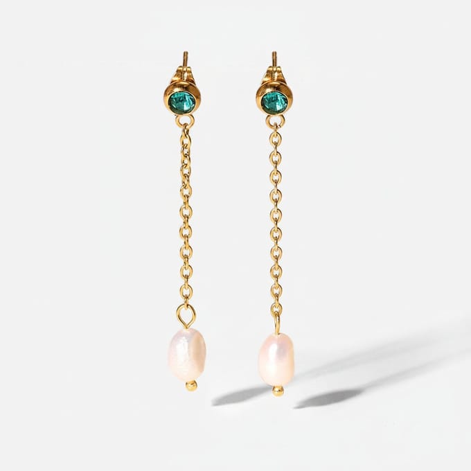 Oorhangers met Parel en Glans – Tijdloos Design | Twinolo
