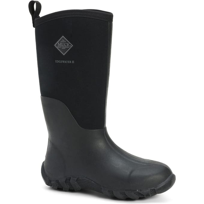 Muck Boot Edgewater II | Zwart - Regenlaarzen - Maat 45 -