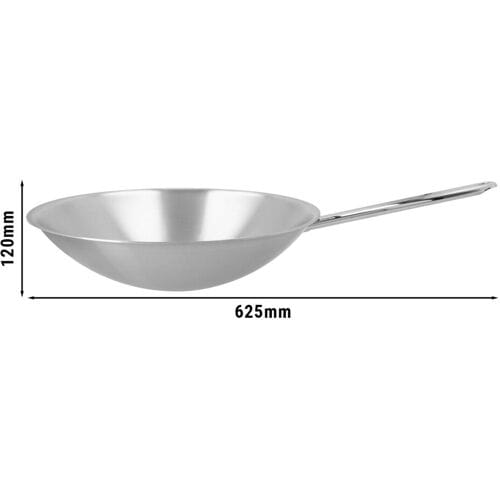 DEMEYERE RESTO 3 - Wok ronde bodem - Ø 360mm - RVS