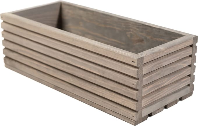 Horziontale Bloembak Danee 44 cm - Grijs