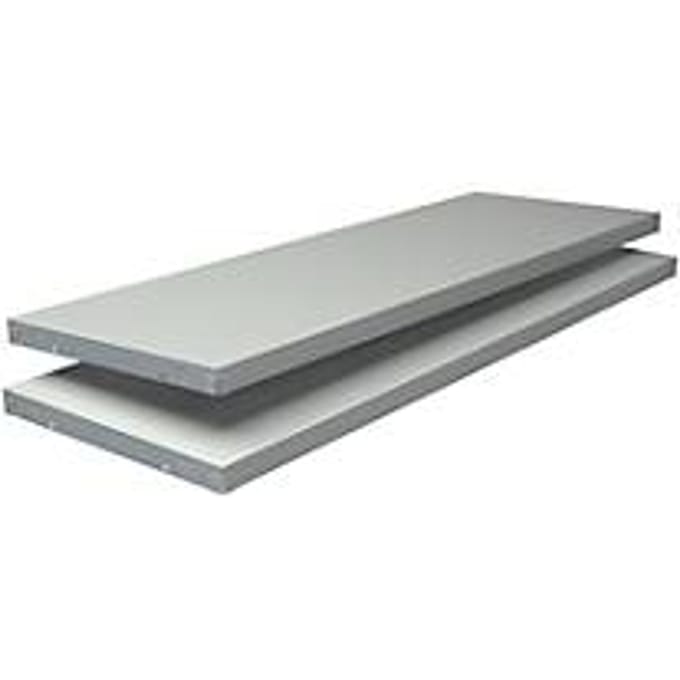 Extra legborden, voor insteekstellingen, B 1000 x D 350 mm, wit