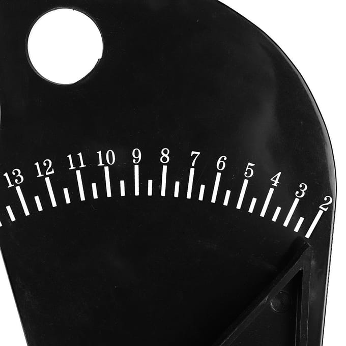 Wielbalanceer Machine Velgbreedte Schuifmaat Meetinstrument Geschikt voor Coats black
