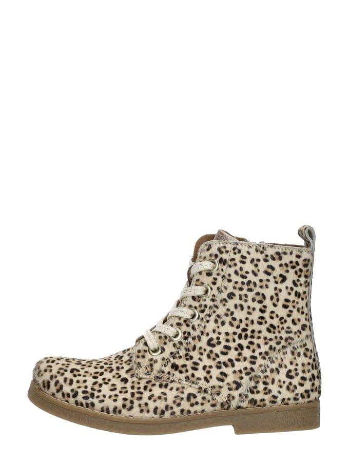 KEQ Veterschoen hoog Veterschoen hoog - Beige - Maat 25
