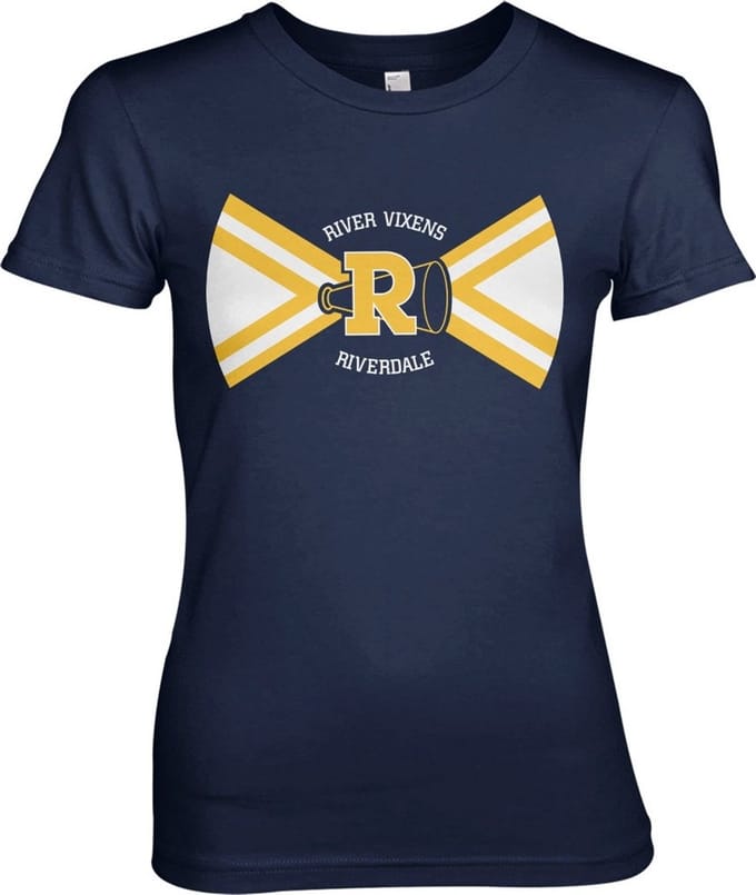 Riverdale River Vixens Girly Tee dames-T-shirt marineblauw