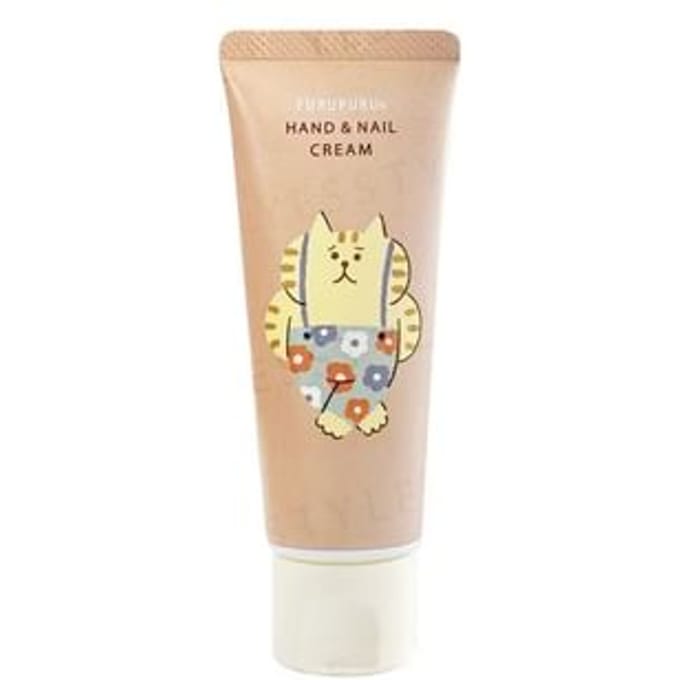 MIND WAVE - Furupuru Cat Hand & Nail Cream Orange 50g