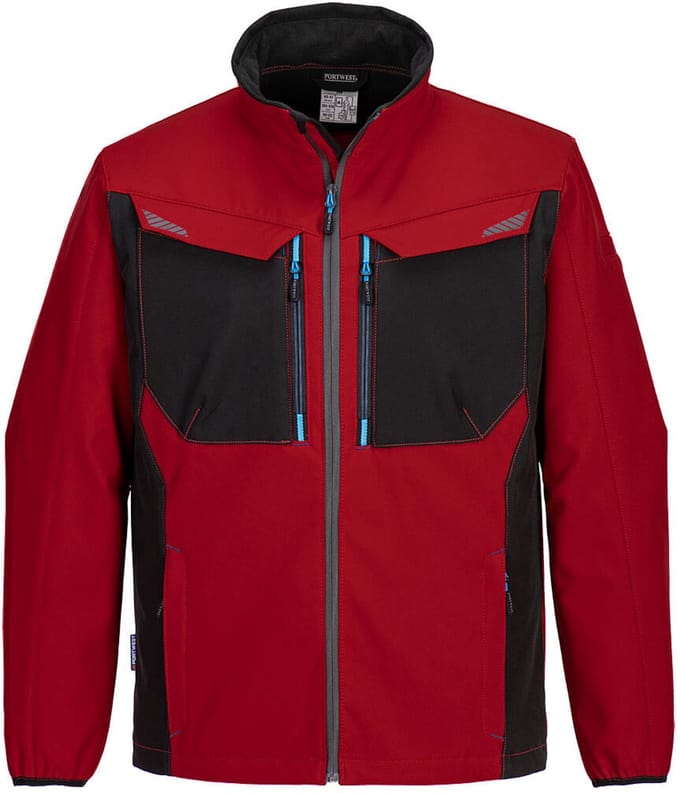 Portwest WX3 Softshell Jack T750 - Diep Rood - S