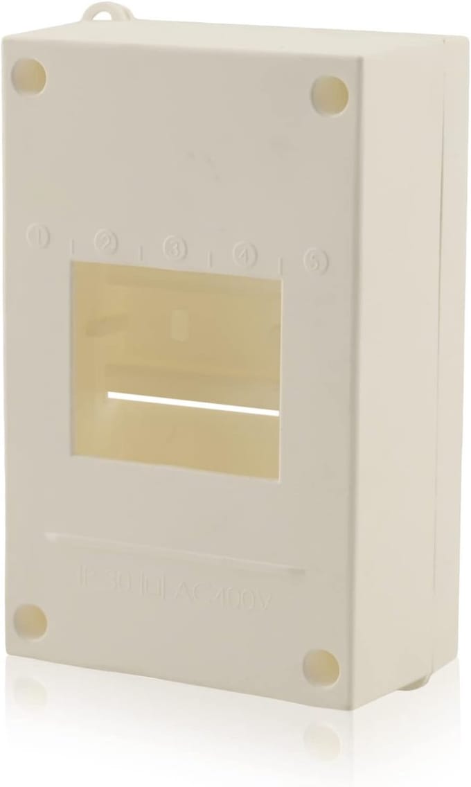 Witte Zekeringkast voor Binnenshuis - Compacte 3 Modules, IP30, 63A