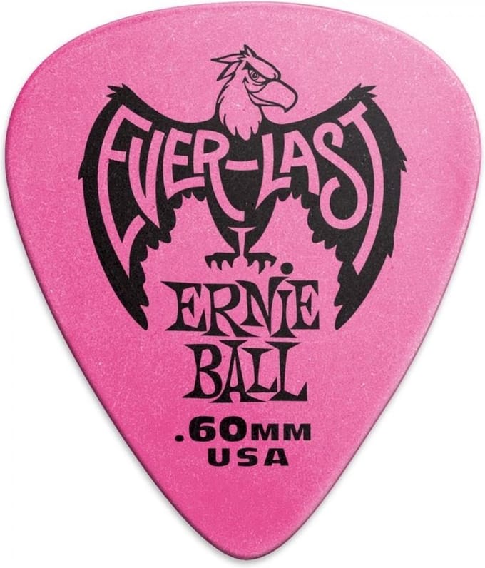Ernie Ball Everlast Delrin Pick 6-pack plectrum 0.60 mm