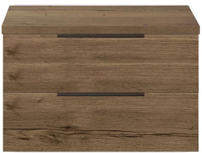 Seville Badmeubelset 80 cm - Wastafelblad Tabacco Edge Greep