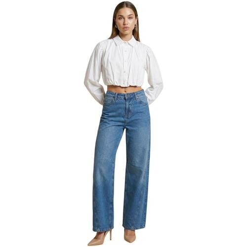 Wijde jeans I Am Jeans Cotone A Gamba Larga SLE6PT025375D