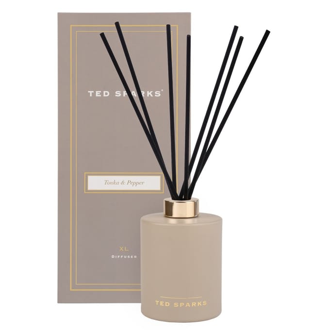 Ted Sparks Tonka & Pepper Geurstokjes 200 ml