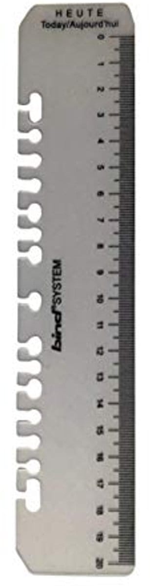 Liniaal 20 cm voor A5 planner - Transparante centimetermaat