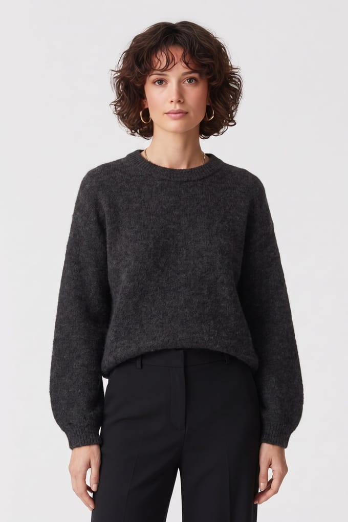 ARKET Sela Sweater Grey Größe: XS | Pullover Outlet | Damen | Grau