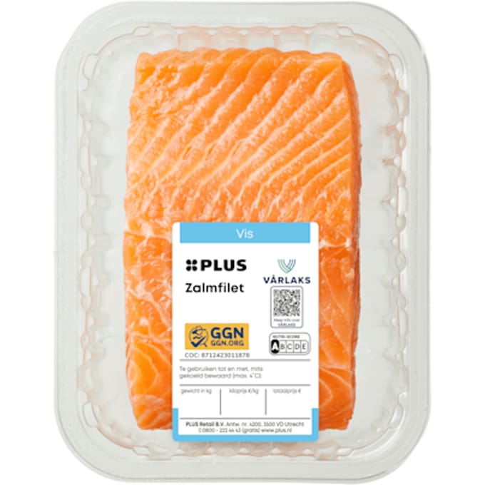 Zalmfilet zonder huid