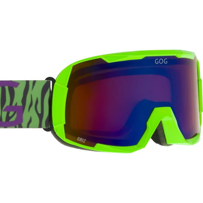 Griz UV400 Ski- en Snowboard Goggles met Antifog Spiegeldubbel Lens en Hydrofoob Coating