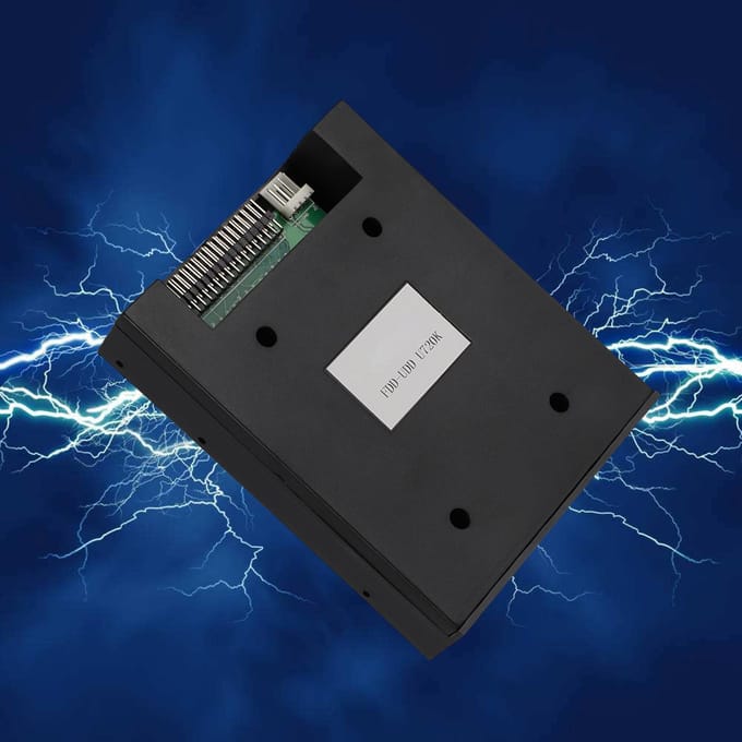 720KB Diskettestation naar USB-poort Emulator Verbeterde Versie FDD UDD U720K Vervanging white
