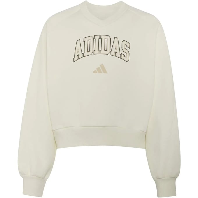V-hals Sweatshirt Meisje adidas Seasonals Collegiate Typography