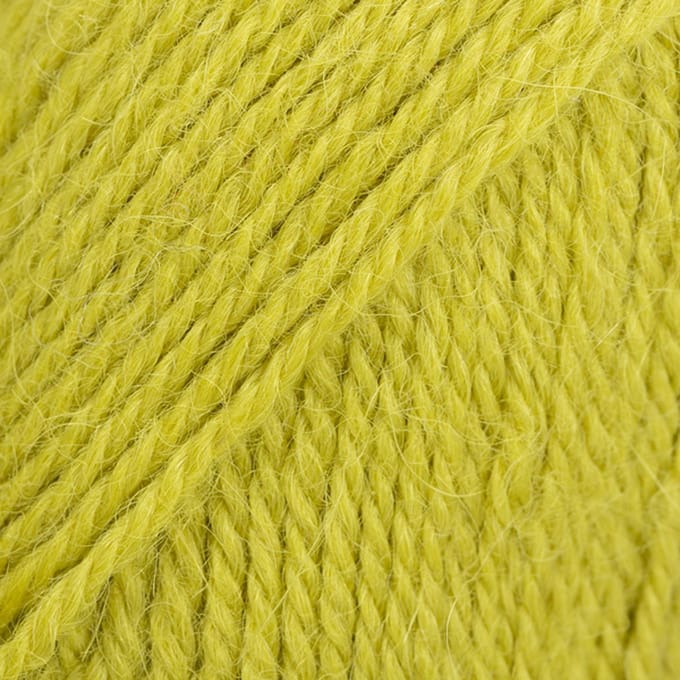 DROPS Alpaca Uni Colour - 2916 fel limoen - Wol Garen