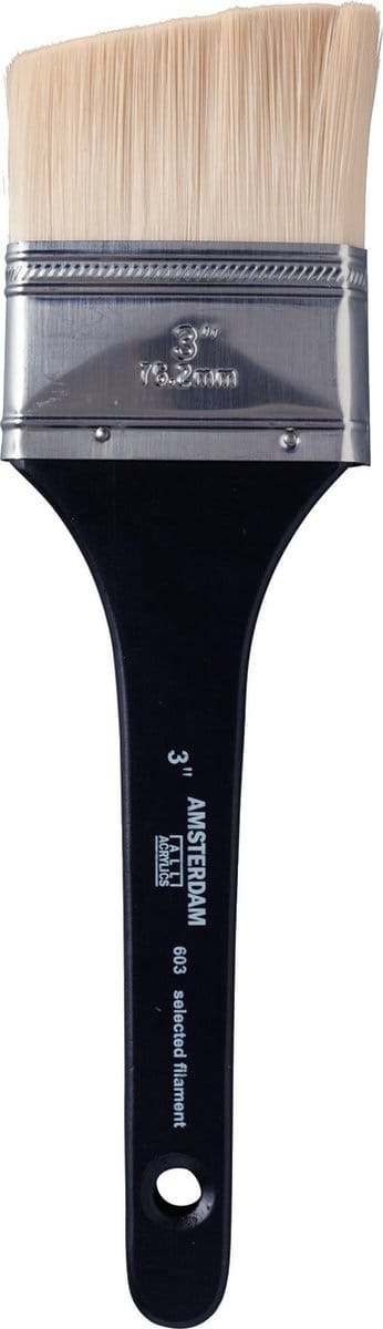 Amsterdam Universal Angle penseel Serie 603 - 3 inch - Synthetisch Haar
