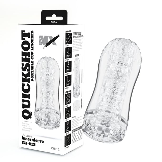 Chisa - Quickshot Portable Cup - Lingered - Cup Masturbator - Transparant