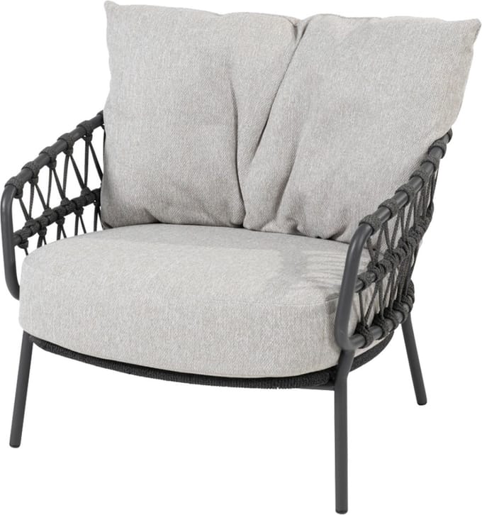 4 Seasons Calpi loungestoel - antraciet (1 stuk)