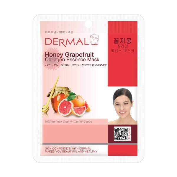 Huidcollageen Essentie Masker Gezichtsmasker in Sheet Honing Grapefruit