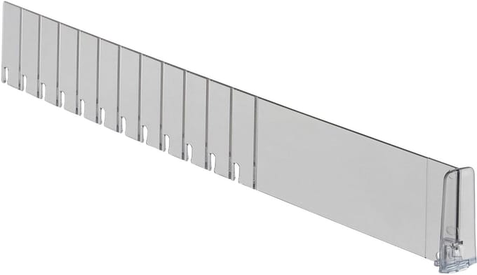 Breekbare Vakverdeler / Schapverdeler / Plank Scheidingsdelen - 6 cm hoog - Transparant - Type SV60-M