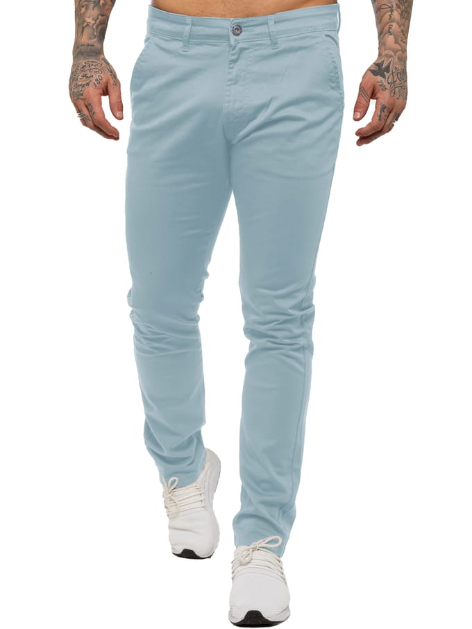 Enzo Heren Slim Fit Stretch Chino