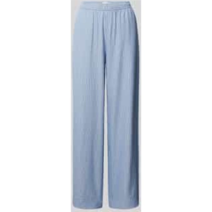 Straight leg stoffen broek met structuurmotief