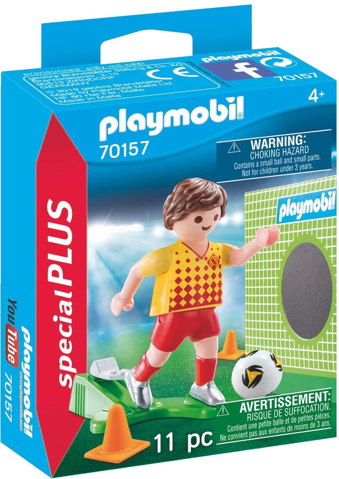 PLAYMOBIL 70157 Voetballer met doel Bouwsets