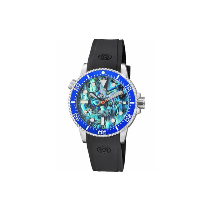 Deep Blue Master 1000 II MSTR442BLUBEZMULTIABLN Heren Horloge 44MM 33 ATM